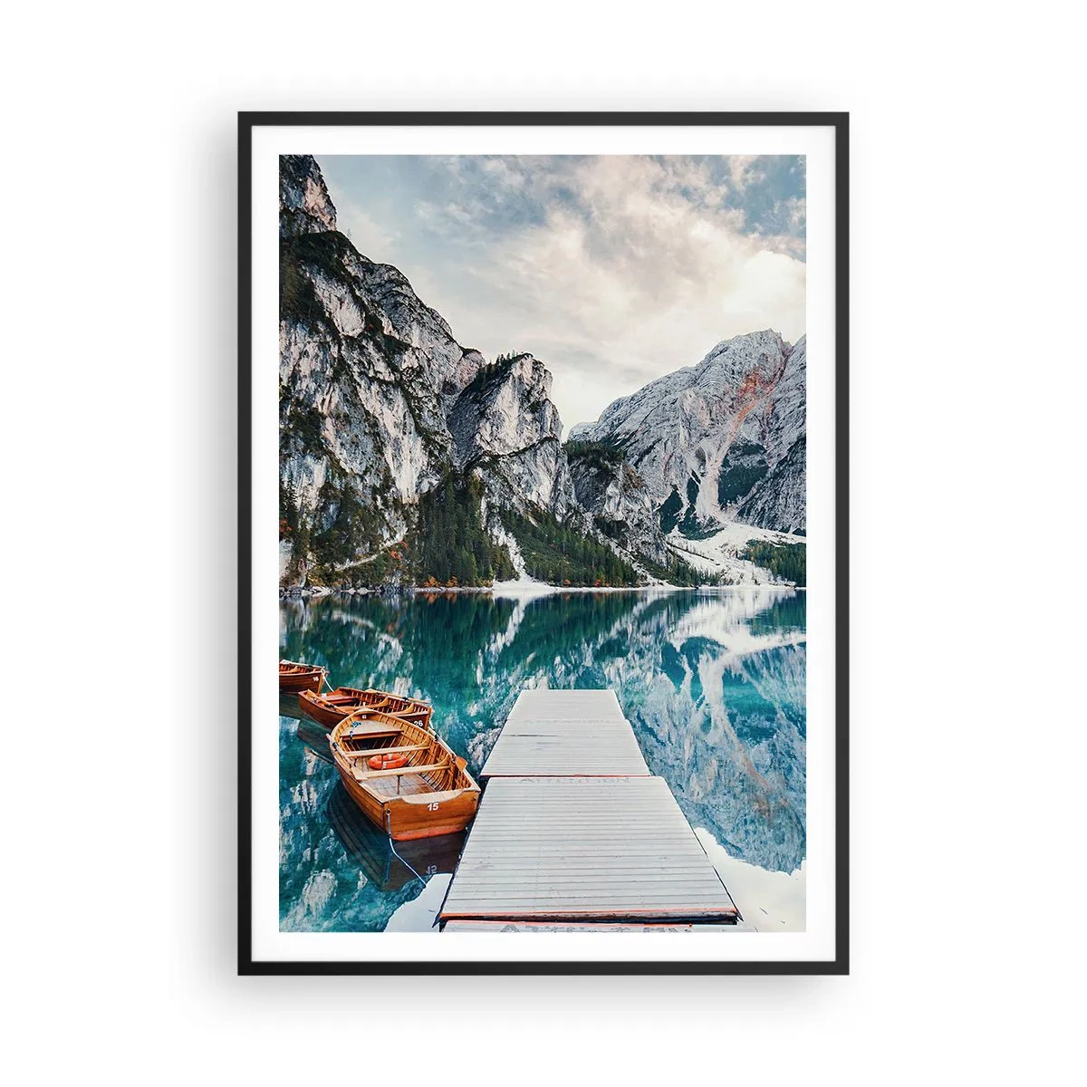 Plakat i sort ramme - Vi vil vise dig skønheden - 70x100 cm