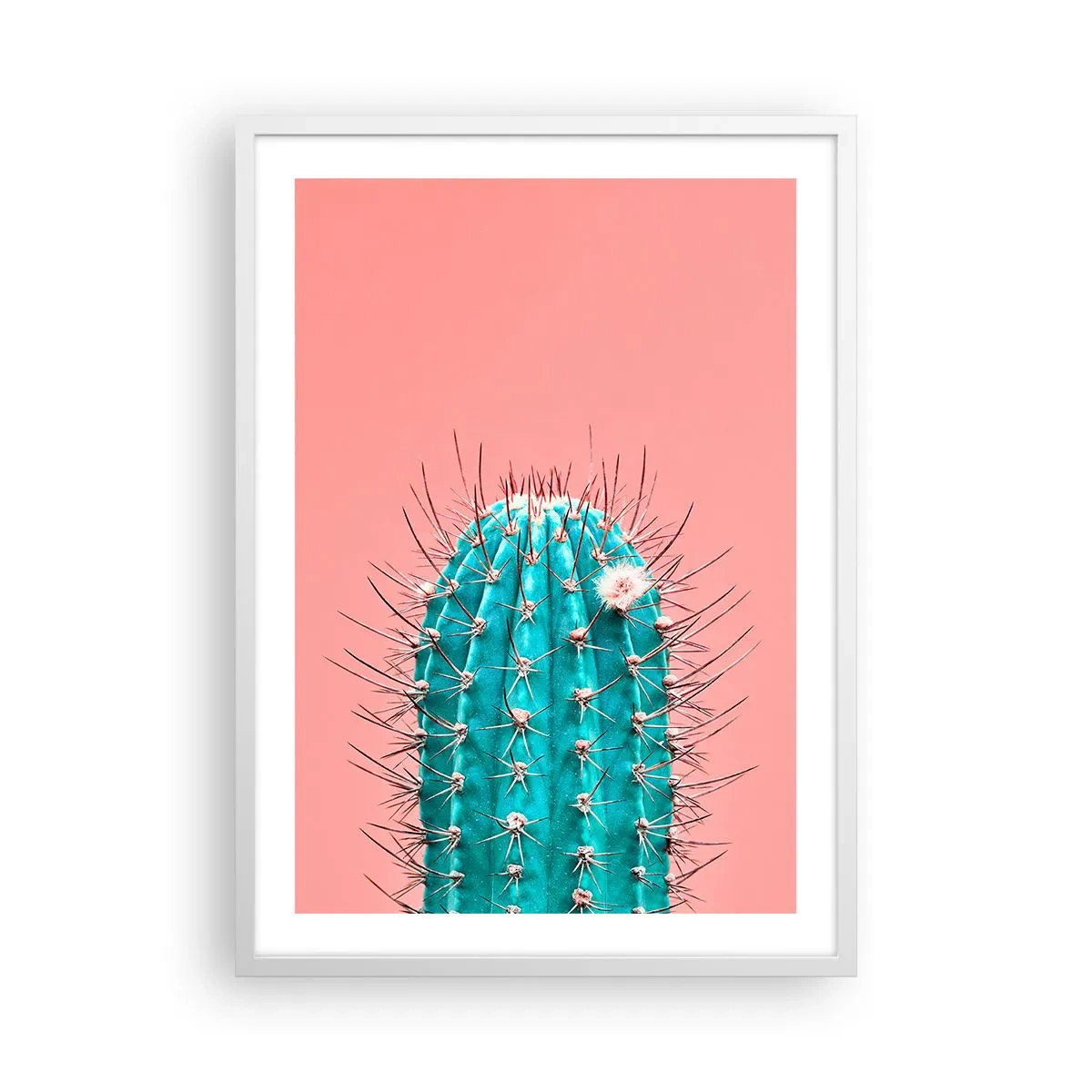 Plakat i hvid ramme - Bare se - 50x70 cm