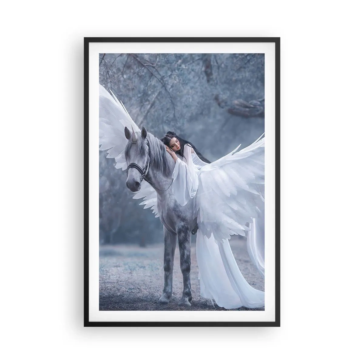 Plakat i sort ramme - Inspireret øjeblik - 61x91 cm