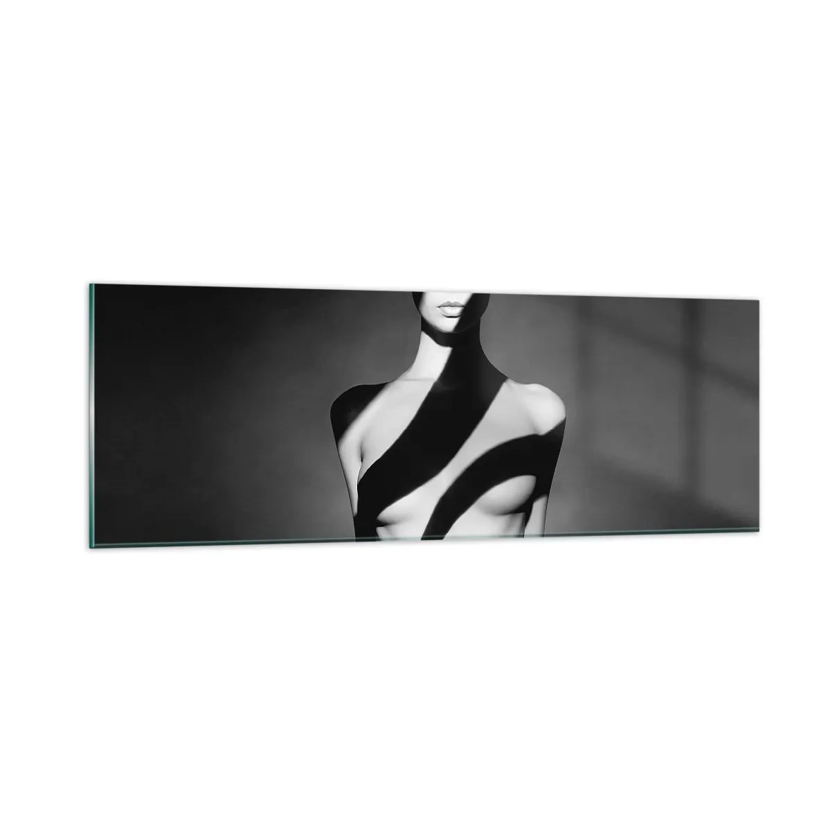 Billede på glas - I blænding og skygge - 90x30 cm