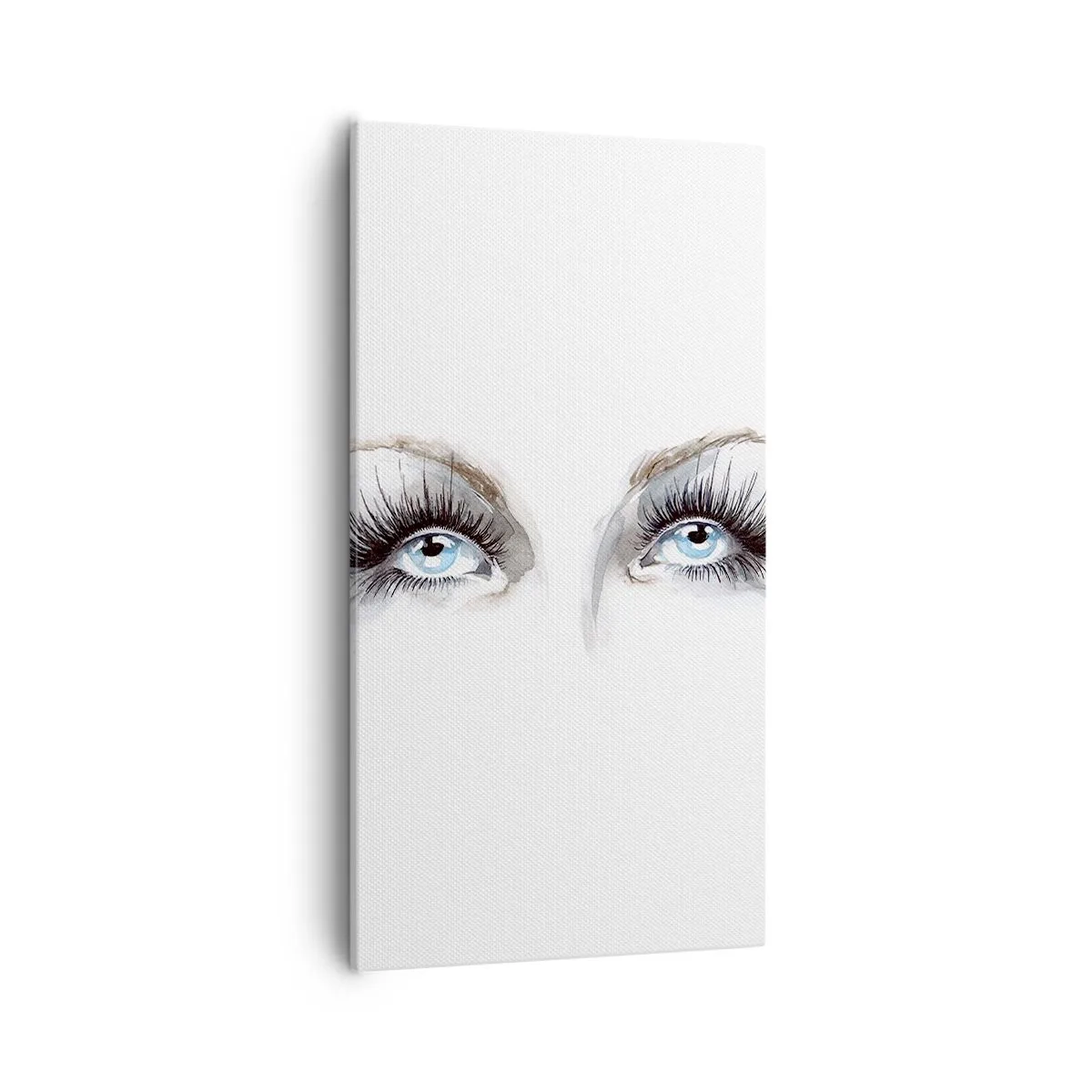 Lærredstryk - Billede på lærred - En engels øjne? - 55x100 cm
