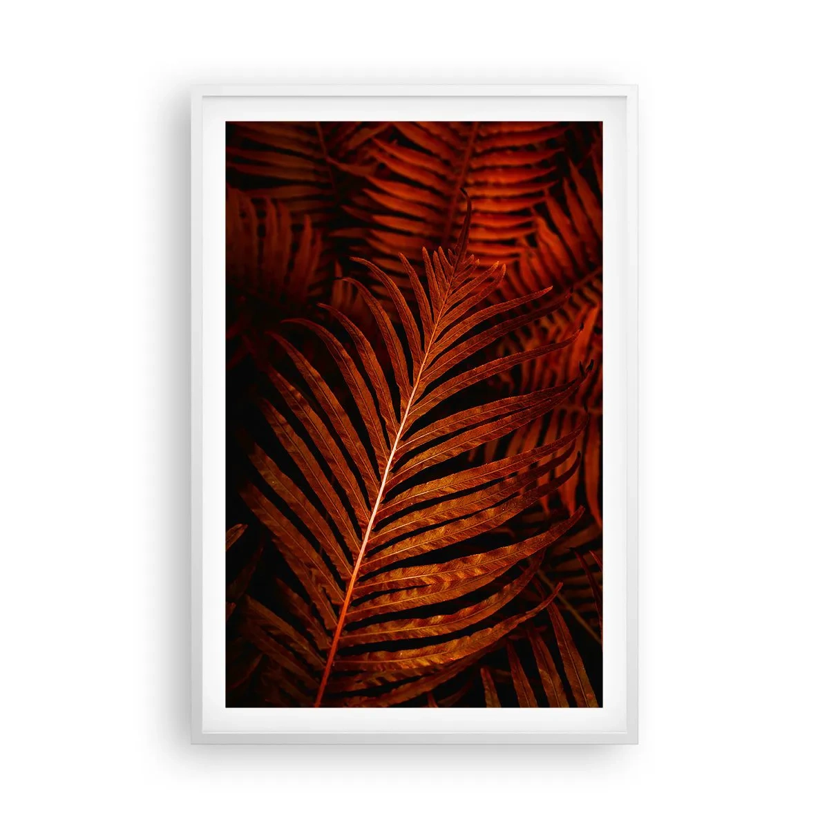 Plakat i hvid ramme - Livets varme - 61x91 cm