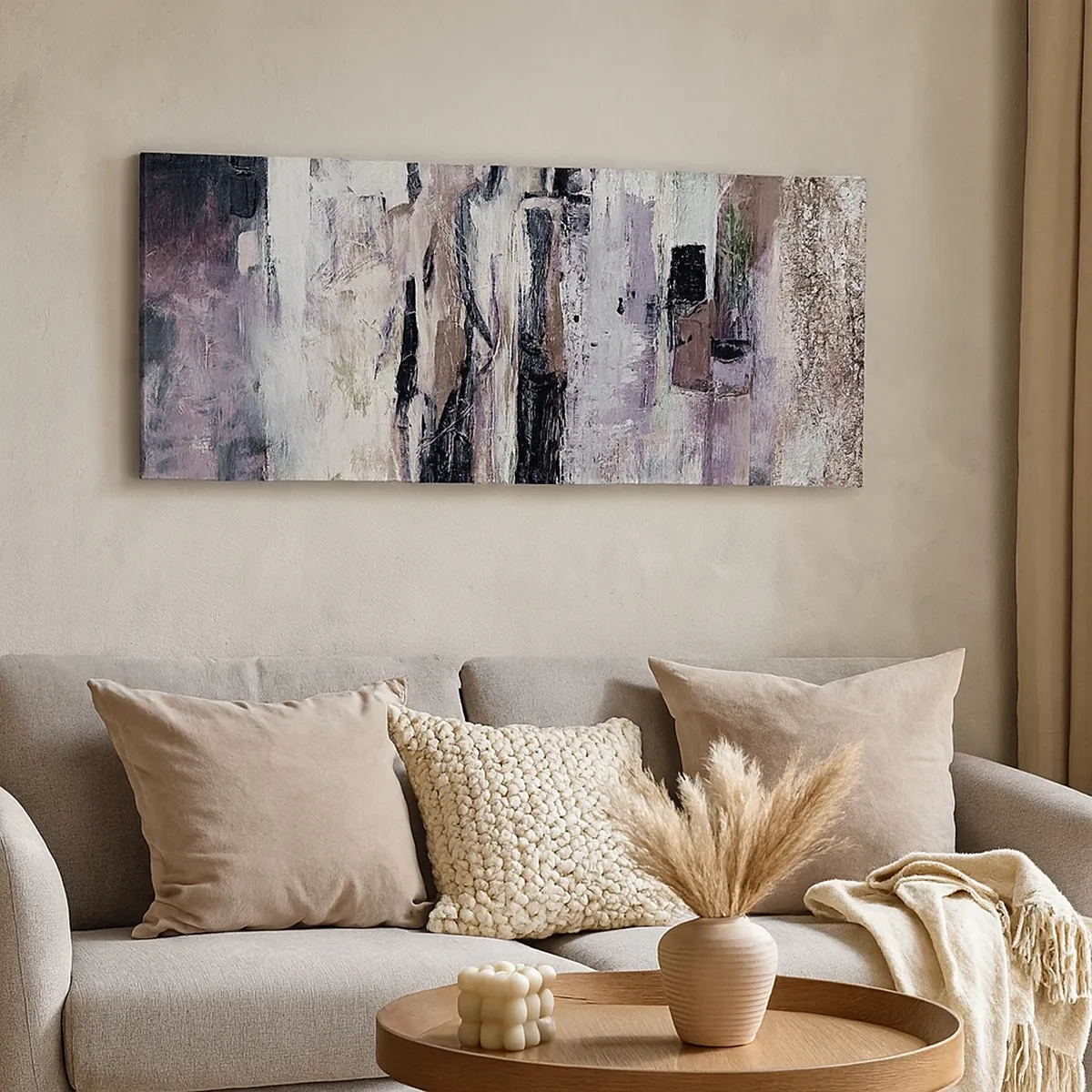 Lærredstryk - Billede på lærred - De mystiske tre - 30x30 cm