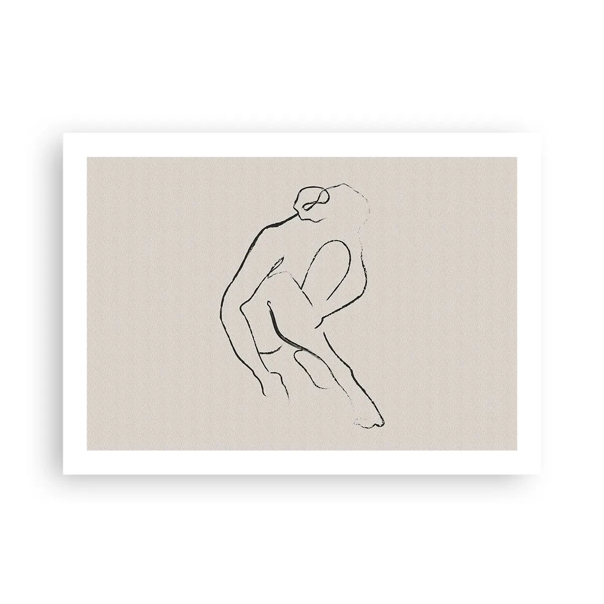 Plakat - Intim skitse - 70x50 cm