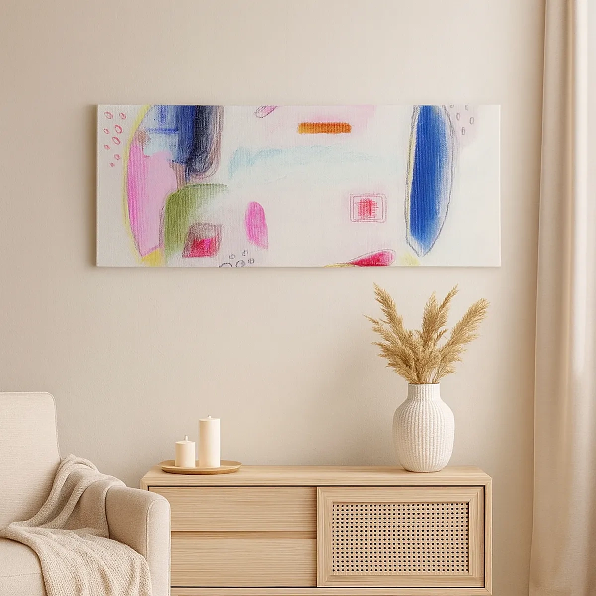 Lærredstryk - Billede på lærred - Mere konveks end konkav eller flad - 30x30 cm