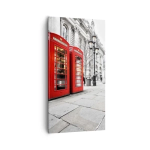 Lærredstryk - Billede på lærred - Welcome to London - 55x100 cm