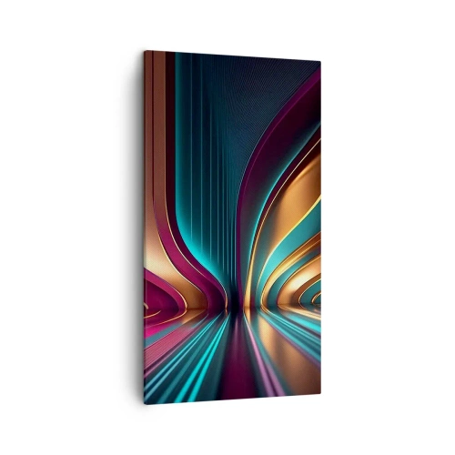 Lærredstryk - Billede på lærred - Lysets arkitektur - 45x80 cm