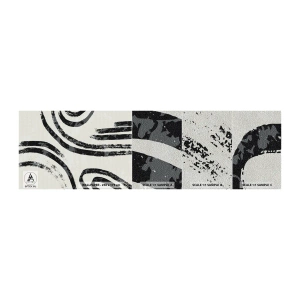 Prøve Fototapet Premium Sand - Halvt stoppet - Minimalisme, Tankestreger, Boho - 100x30 cm
