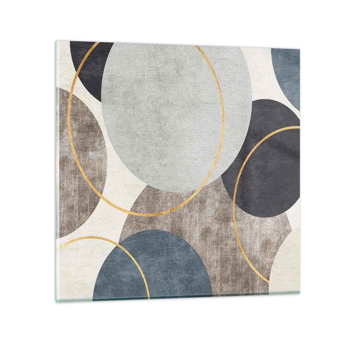 Billede på glas - Hjul efter hjul - 50x50 cm