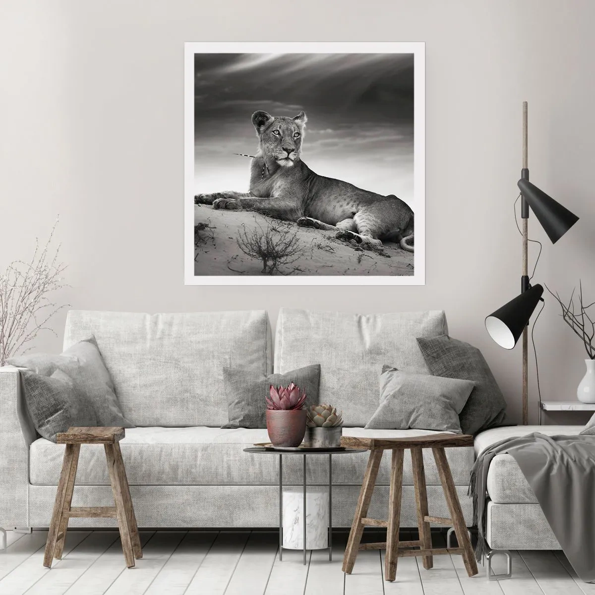 Plakat - Resten af ørkendronningen - 30x30 cm