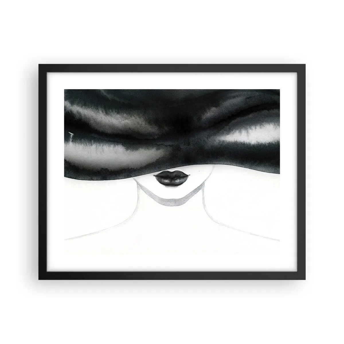 Plakat i sort ramme - Et sensuelt mysterium - 50x40 cm