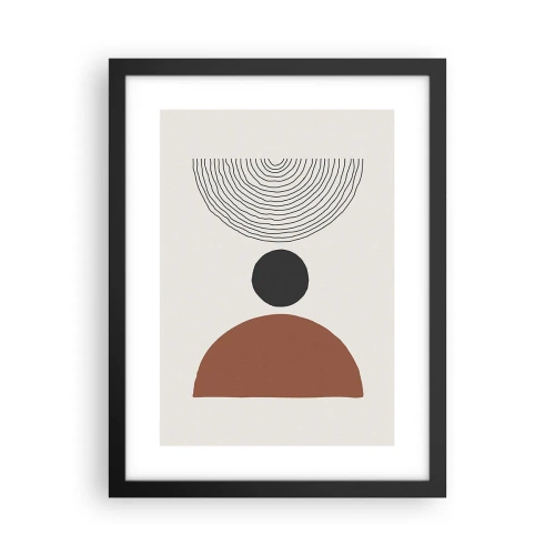 Plakat i sort ramme - I rampelyset - 30x40 cm