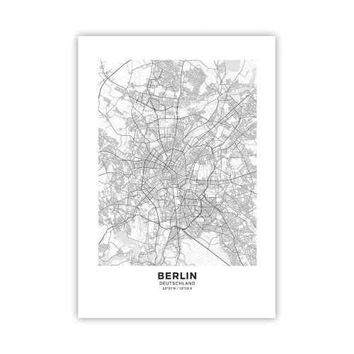 Plakat - Berlins blomst - 70x100 cm
