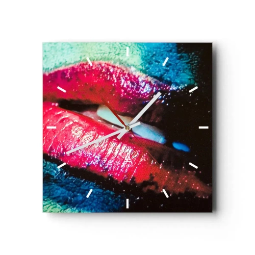 Vægur, Uret - Sensuel og foruroligende - 30x30 cm