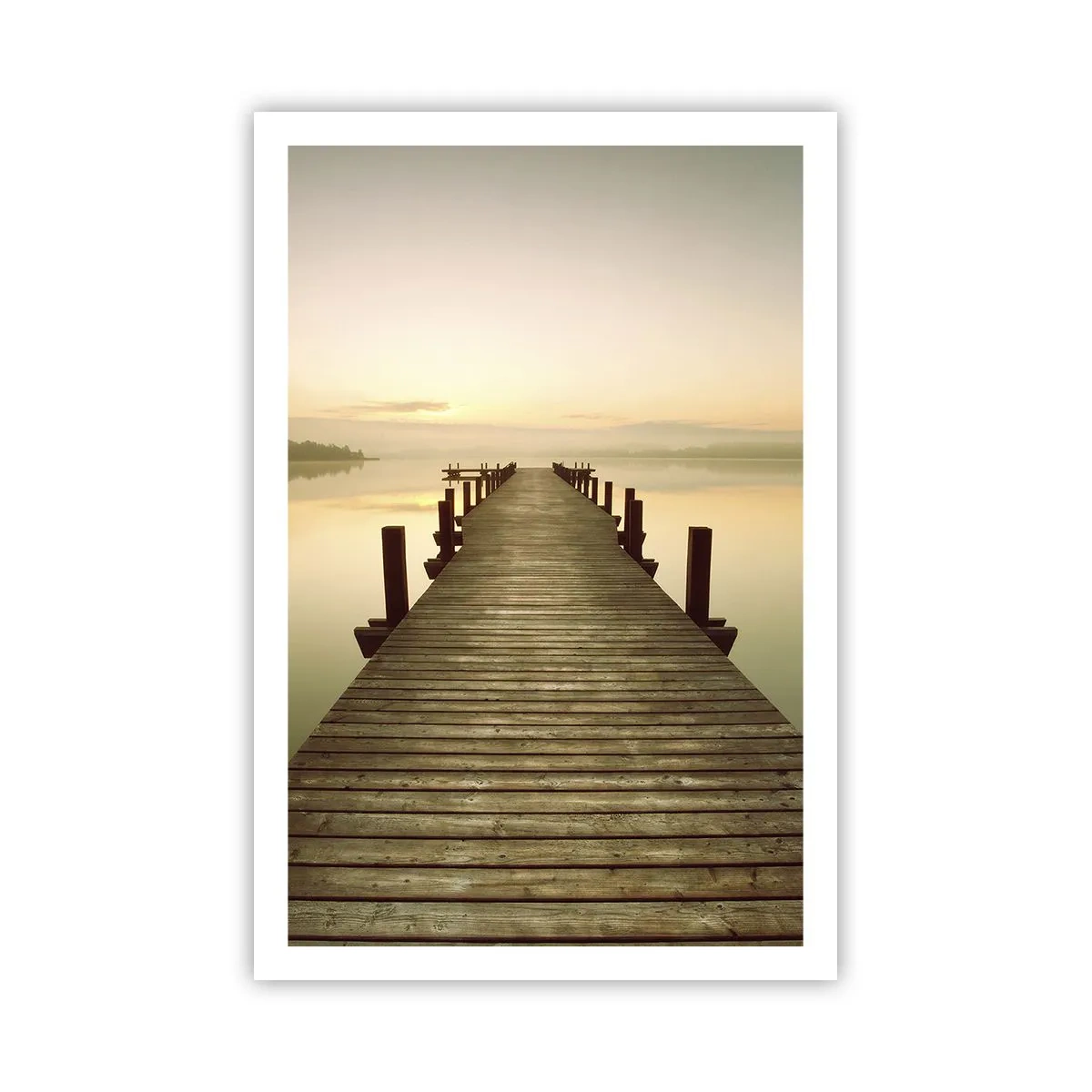 Plakat - Før daggry, daggry, lys - 61x91 cm