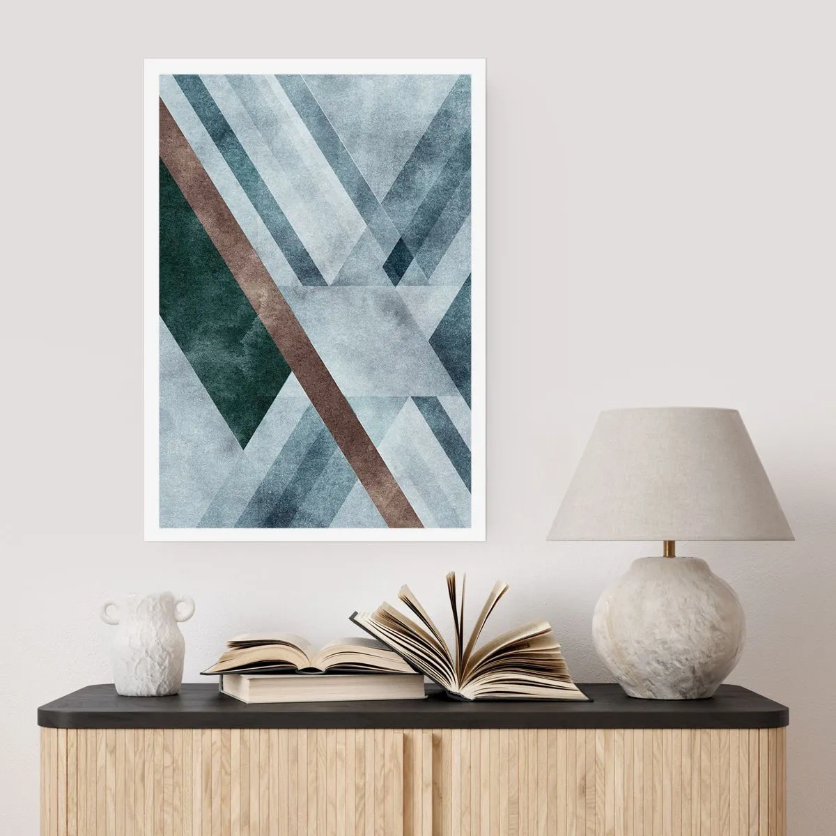 Plakat - Sofistikeret elegance i geometri - 40x50 cm