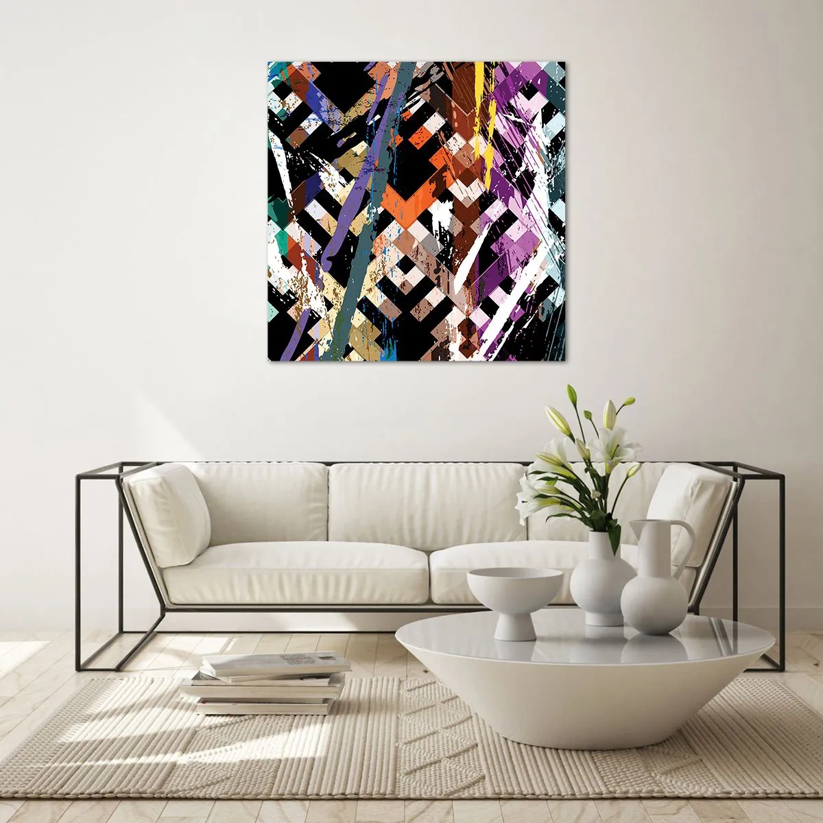 Billede på glas - Kvadratisk - 50x50 cm