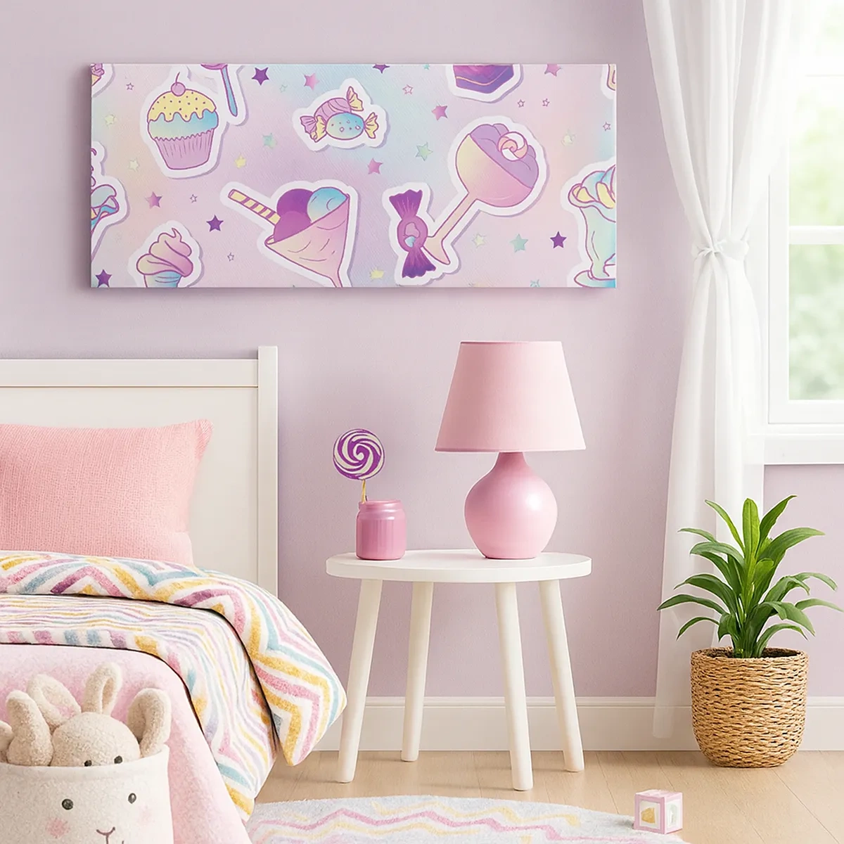 Lærredstryk - Billede på lærred - At have en fødselsdag hver dag - 30x30 cm