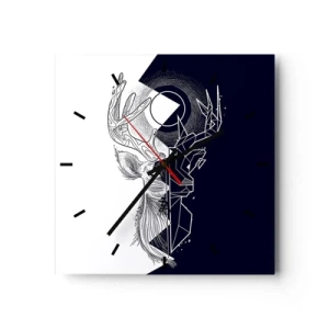 Vægur, Uret - Modsætningernes kamp og enhed - 30x30 cm