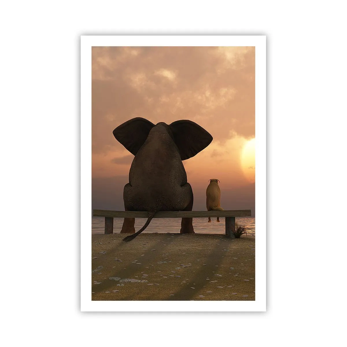 Plakat - Det er godt at være stille sammen - 61x91 cm