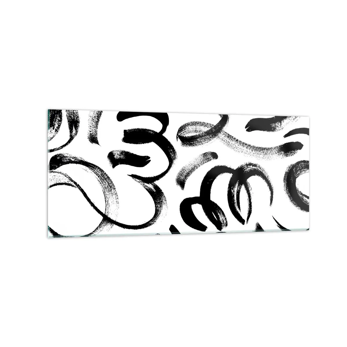 Billede på glas - I sort og hvidt - 120x50 cm