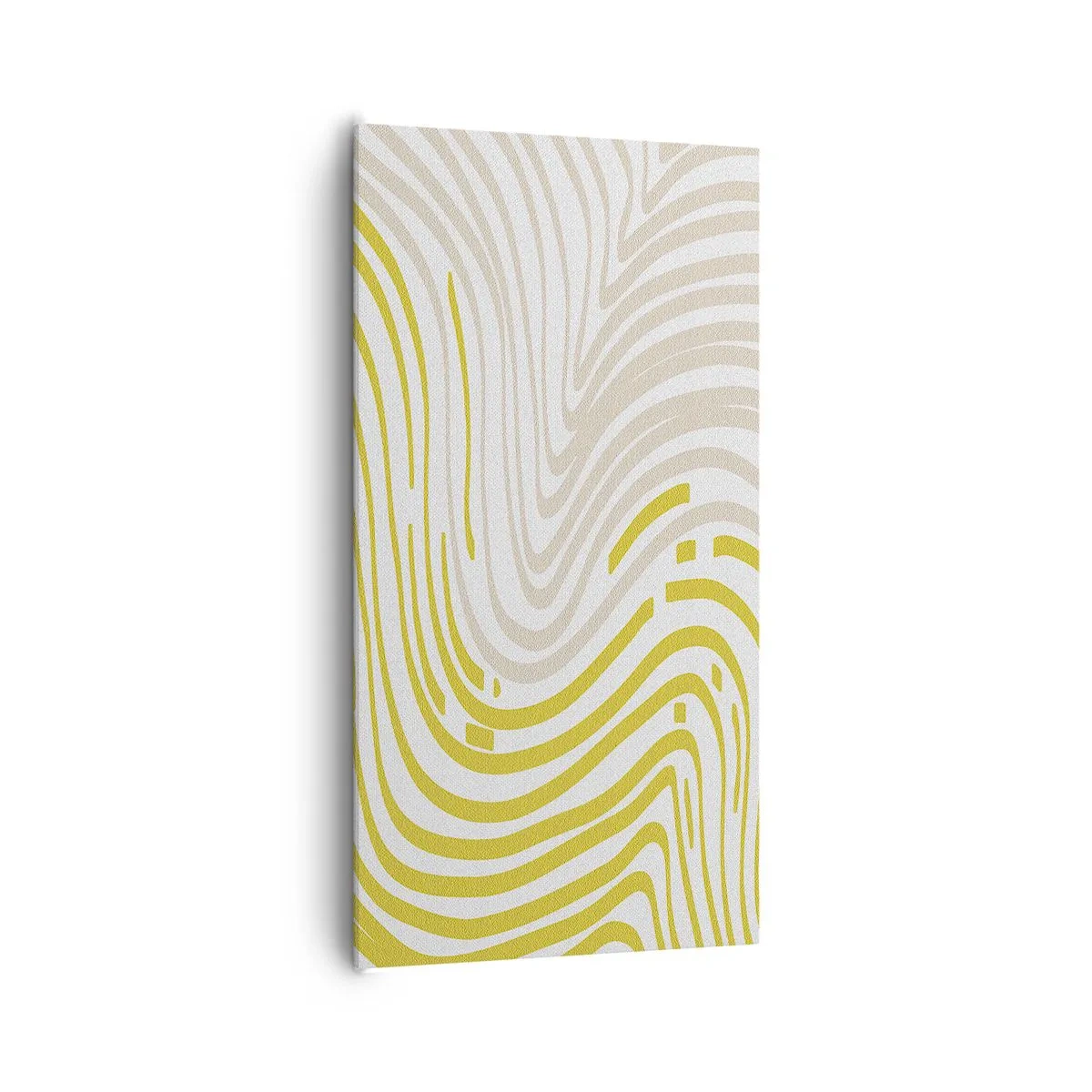 Lærredstryk - Billede på lærred - Komposition med et blidt sving - 65x120 cm