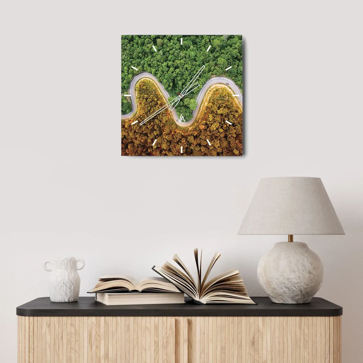 Vægur, Uret - Grænser og gennembrud - 30x30 cm