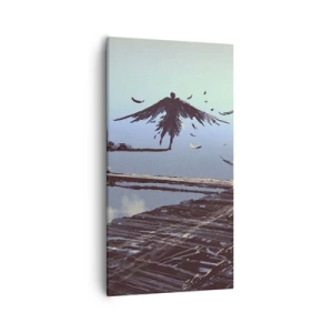 Lærredstryk - Billede på lærred - Icarus for evigt i live - 55x100 cm
