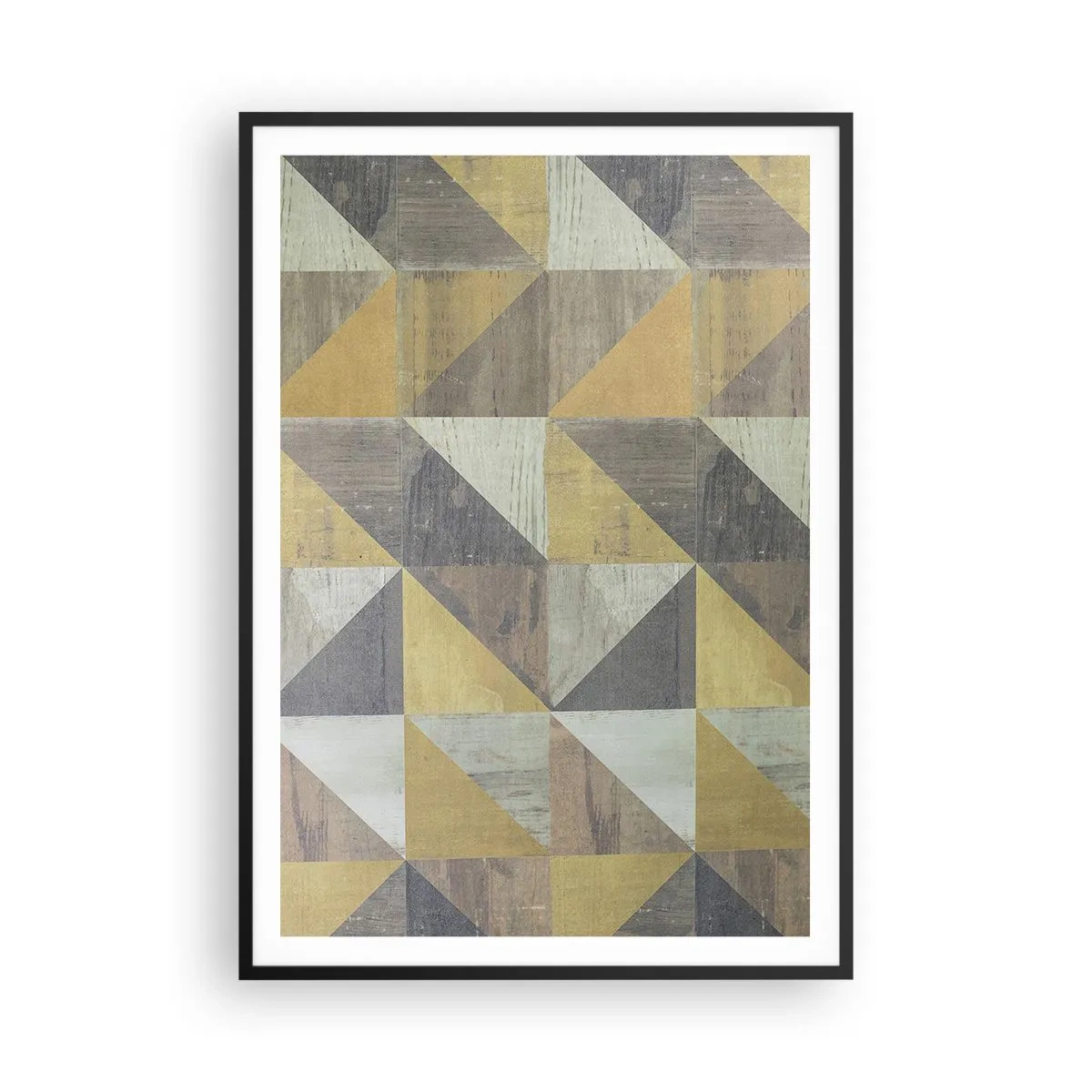 Plakat i sort ramme - Ved trekantens vinkel - 70x100 cm