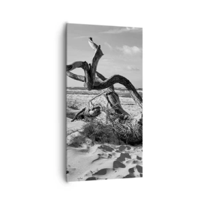 Lærredstryk - Billede på lærred - Havets skulptur - 65x120 cm