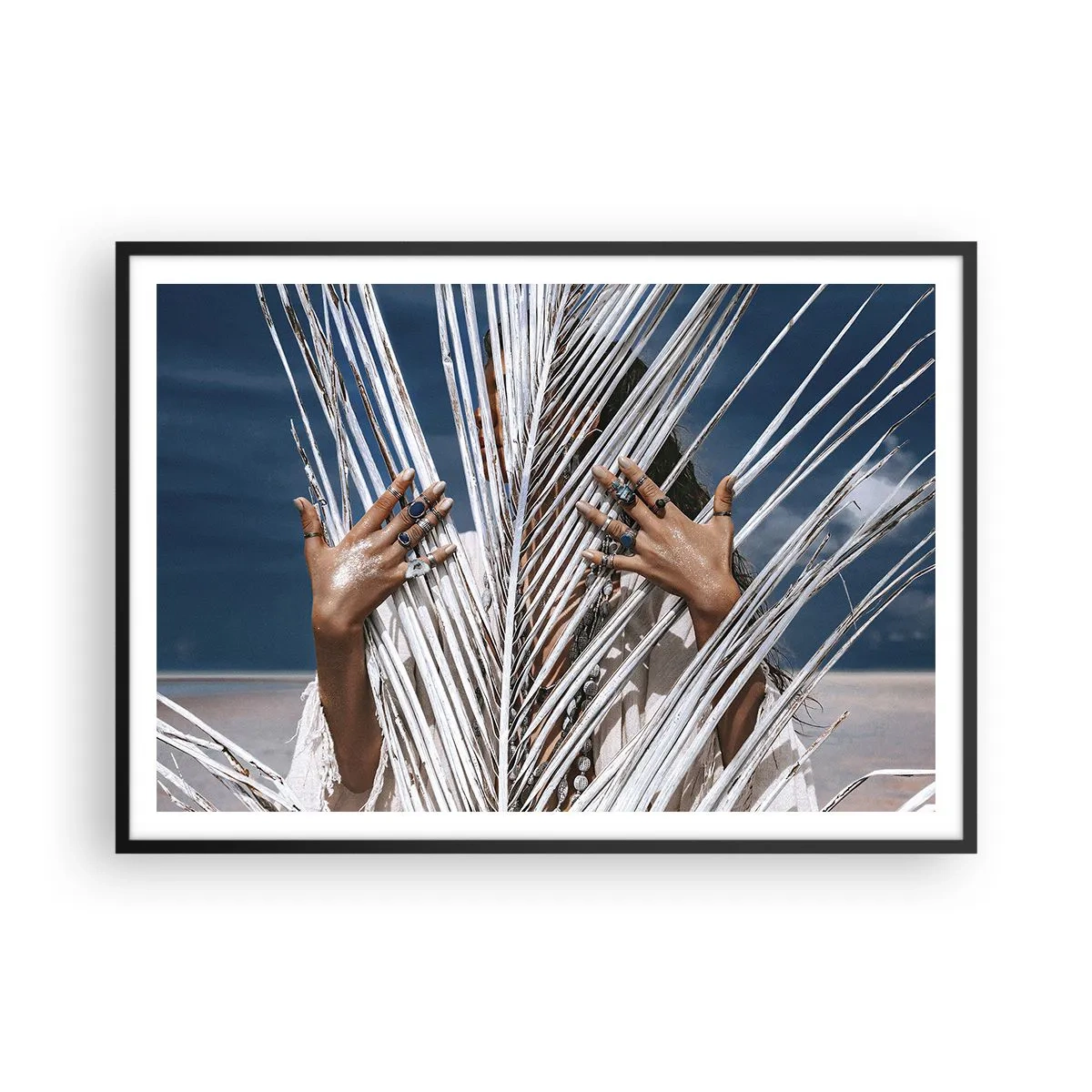 Plakat i sort ramme - Shamanens kæreste? - 100x70 cm