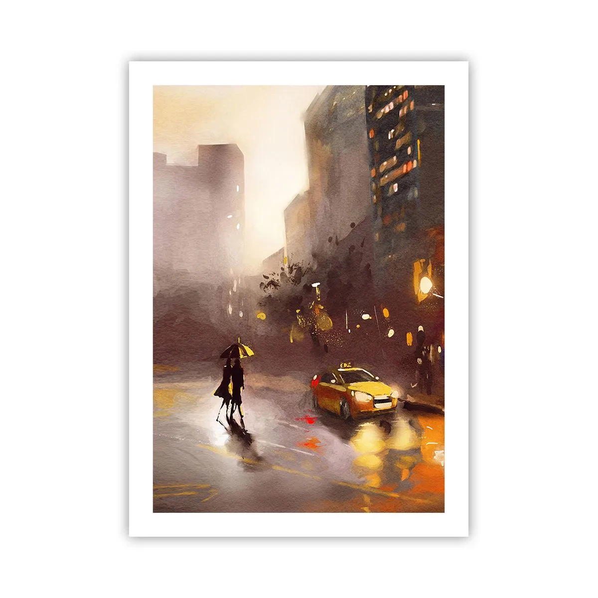 Plakat - Til New Yorks lys - 50x70 cm