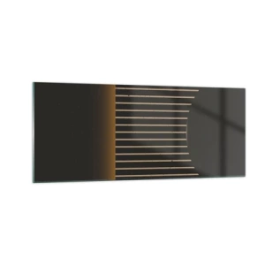 Billede på glas - Udforsk mørket - 100x40 cm