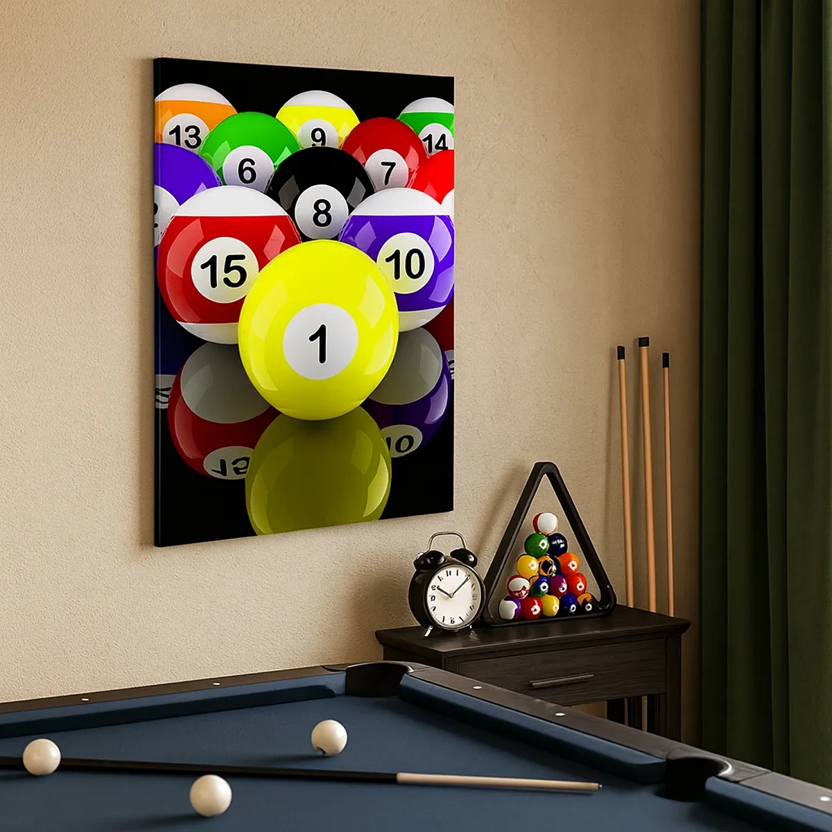 Lærredstryk - Billede på lærred - Forskellige farver af leg - 50x70 cm