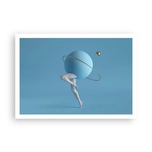 Plakat - Og planeterne går amok - 100x70 cm