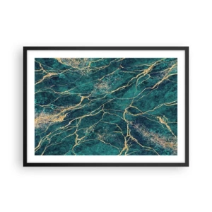 Plakat i sort ramme - Guldåre - 70x50 cm