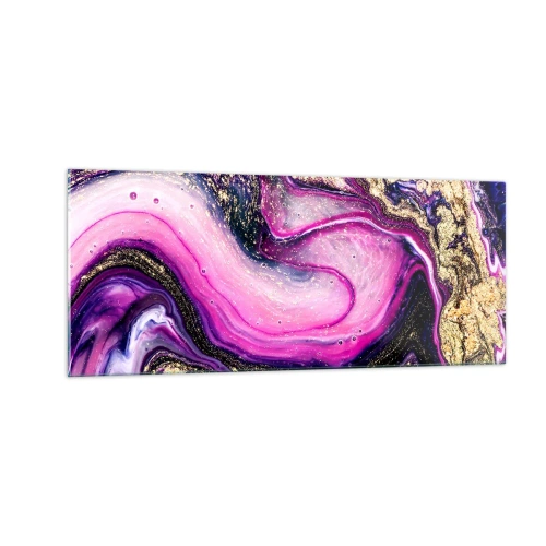 Billede på glas - Et øjeblik bag kulisserne - 100x40 cm