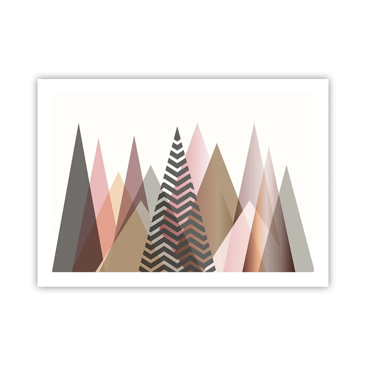 Plakat - Pyramide udsigt - 70x50 cm