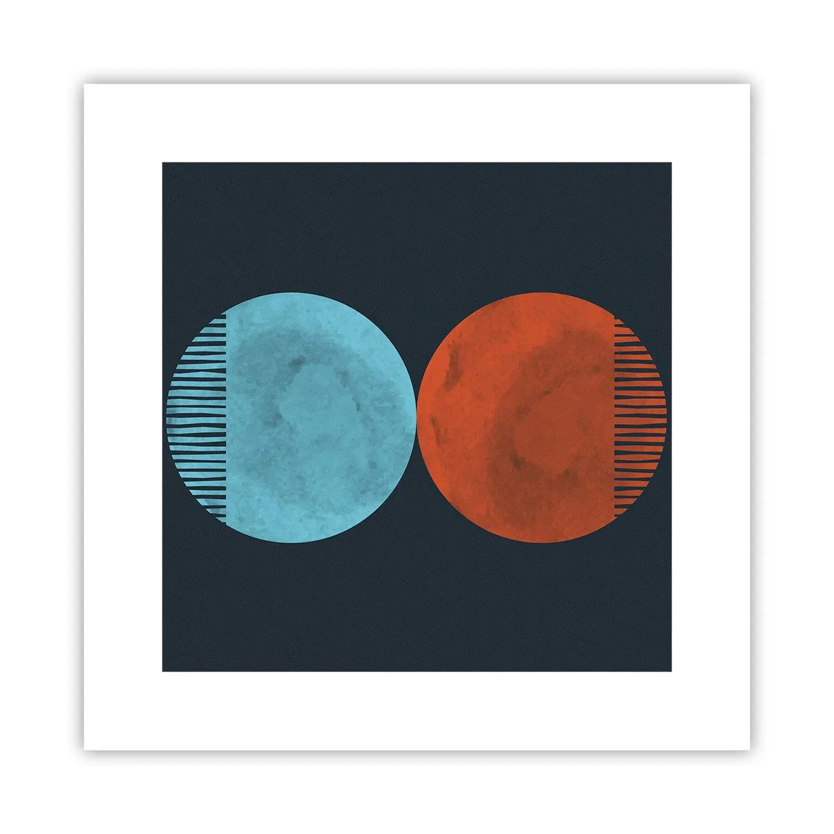 Plakat - Kun geometri? - 30x30 cm