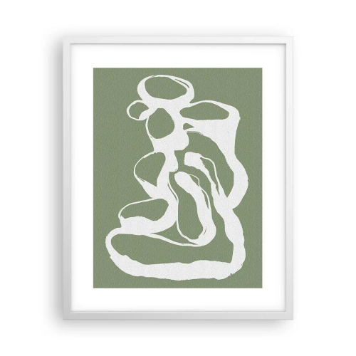 Plakat i hvid ramme - Rummets kald - 40x50 cm