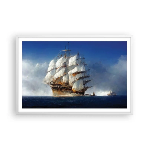 Plakat i hvid ramme - Den store herlighed! - 91x61 cm