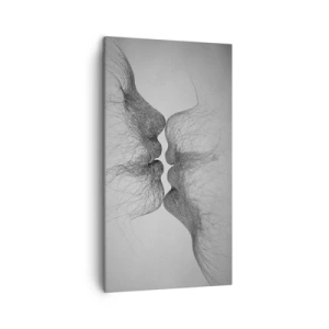 Lærredstryk - Billede på lærred - Vindens kys - 45x80 cm