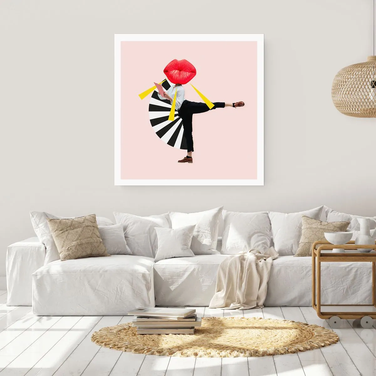 Plakat - Surrealistisk popkunst - 50x50 cm