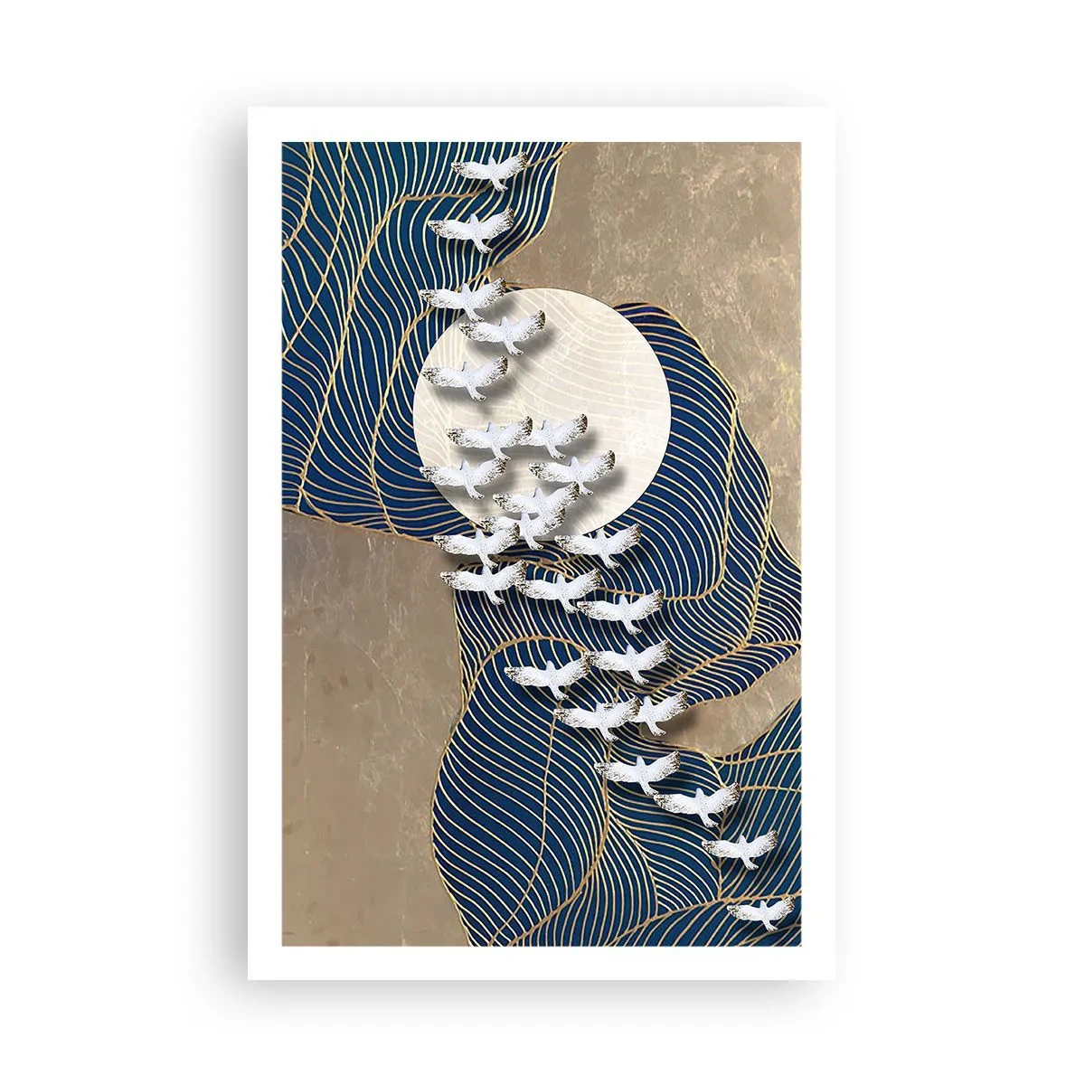 Plakat - Frihed, rejselyst, fællesskab - 61x91 cm