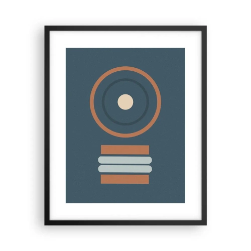 Plakat i sort ramme - Essensen af tingene - 40x50 cm