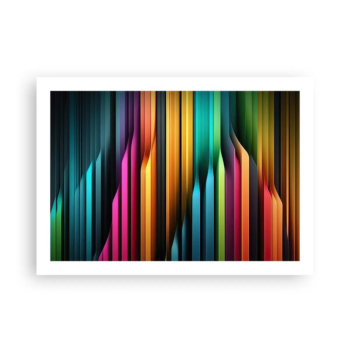 Plakat - Lysende orgel - 70x50 cm