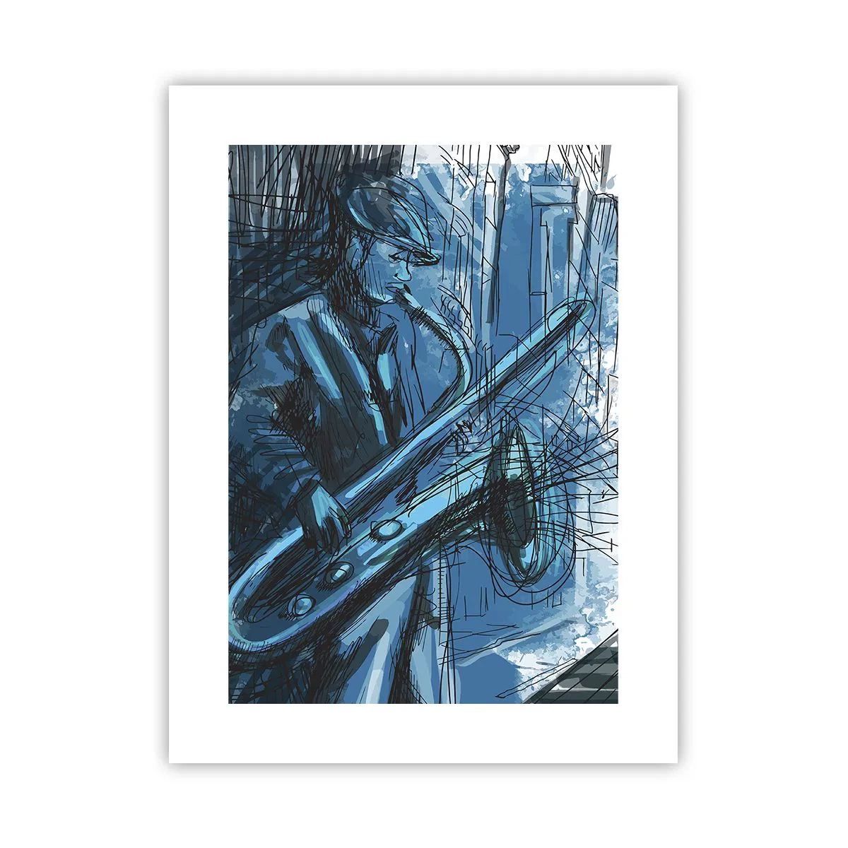 Plakat - Byens rapsodi - 30x40 cm