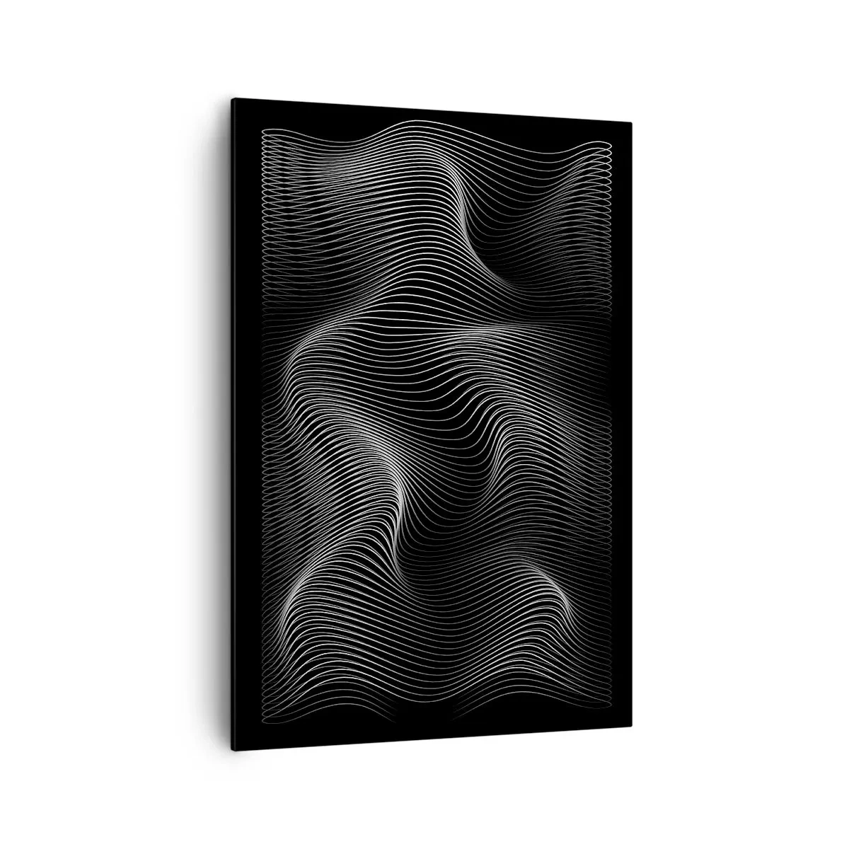 Lærredstryk - Billede på lærred - Lysets dans i rummet - 70x100 cm