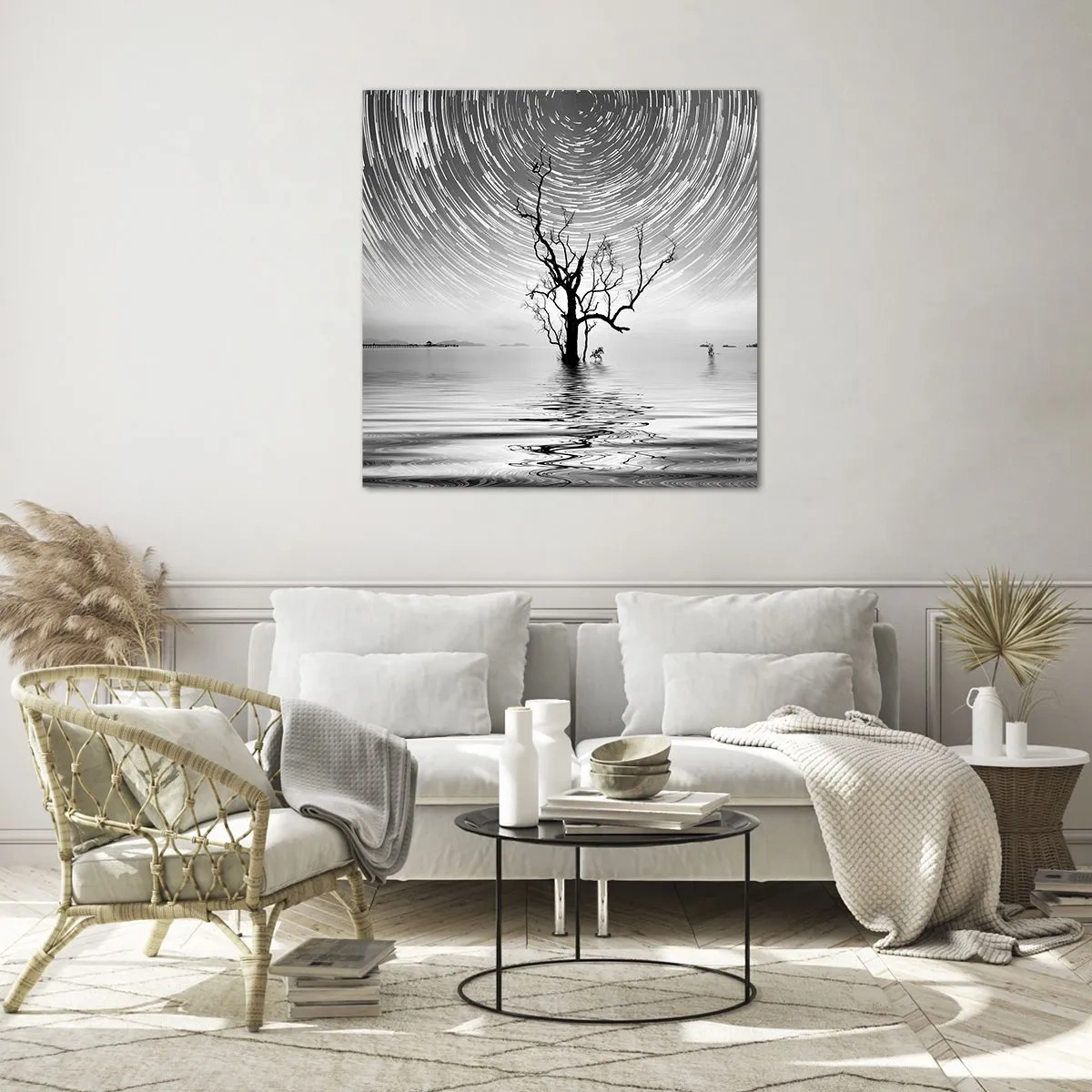 Billede på glas - En natursymfoni - 30x30 cm