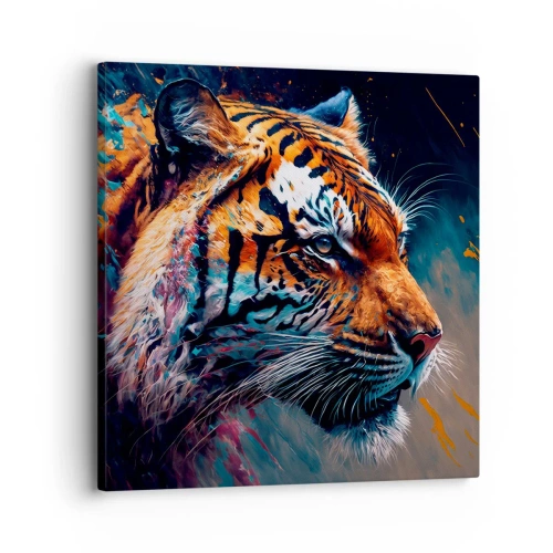 Lærredstryk - Billede på lærred - Vild skønhed - 30x30 cm